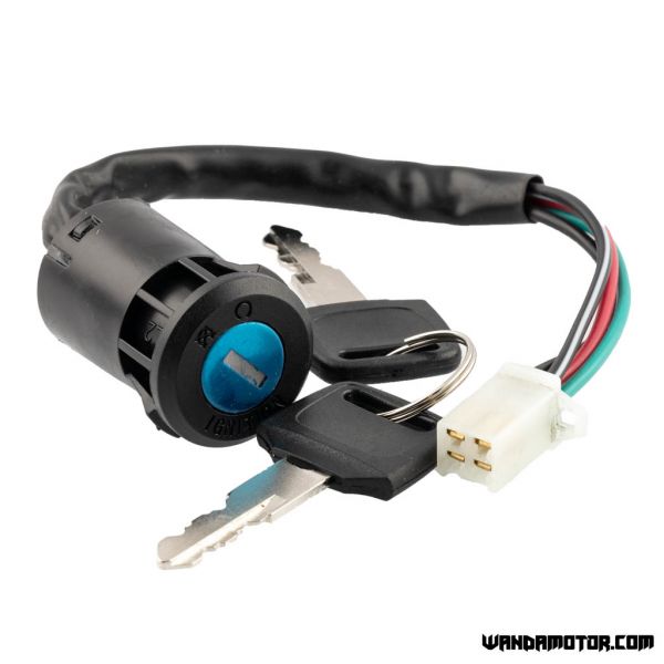 Ignition lock ATV/universal 4-pin